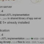 Introduction To JSTL Working With JSTL 2 Of 2