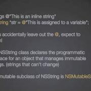AppBuilderTV Com Objective C Strings