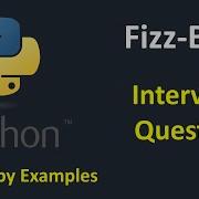 PYTHON TUTORIAL 2 Programming Interview Question FizzBuzz