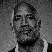 Watch A Bot Draw In MS Paint Dwayne Johnson People Portrait