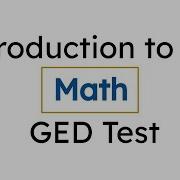 GED Basics 2026 Math Test Overview