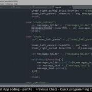 Live Chat App Part48 Previous Chats Javascript AJAX HTML CSS JSON PHP MYSQL Tutorial