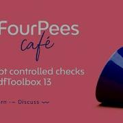 Four Pees Café JavaScript Controlled Checks In PdfToolbox 13