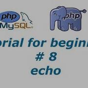 PHP Tutorial 8 Echo BTT