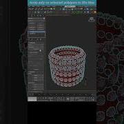 Using Array Modifier On Selected Polygons In 3Ds Max Shorts 3dsmax Array Tips