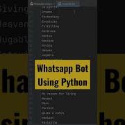 Impress Your Crush With Whatsapp Bot Using Python Shorts Python Pythonshorts Whatsapp