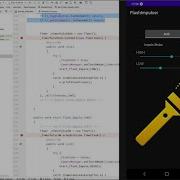 Android App Flash Torch With Impulses Stroboscope Timers Java