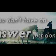 Rihanna Answer Lyric Video