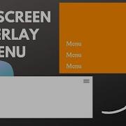 Full Screen Overlay Menu HTML CSS JavaScript