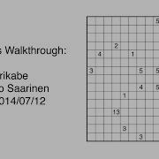 GMPuzzles 2014 07 12 Nurikabe By Tapio Saarinen