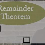 How To Use The Remainder Theorem