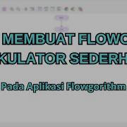 Cara Membuat Flowchart Dari Kalkulator Sederhana Di Flowgorithm