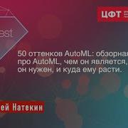Алексей Натёкин ODS 50 оттенков AutoML