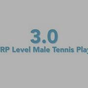 USTA National Tennis Rating Program 3 0 NTRP Level Male Tennis Player
