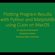 Toolchain Setup Plotting Program Results With Python And Matplotlib Using CLion On MacOS