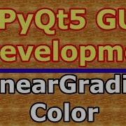 PyQt5 QLinearGradient Color Example