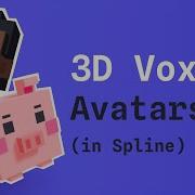 Create A 3D Voxel Character In Spline Beginner Tutorial