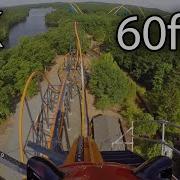 Jersey Devil Coaster Front Seat On Ride 4K POV 60fps Six Flags Great Adventure