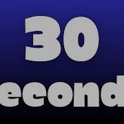 30 Second Countdown Timer Dark Blue