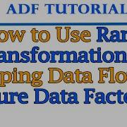 How To Use Rank Transformation In Mapping Data Flow In Azure Data Factory ADF Tutorial 2022