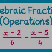 Algebraic Fractions Operations GCSE Higher Maths