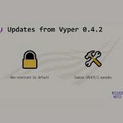 State Of Vyper Curve Smart Contracts