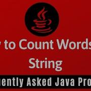 Frequently Asked Java Program 27 How To Count Words In A String