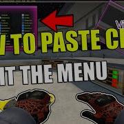 HOW TO PASTE A CHEAT EDIT THE MENU GUI