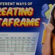 Учебное пособие по Python Pandas Различные способы создания DataFrame на английском языке