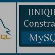 Unique Constraint In MySQL Amit Thinks