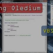 VBScript Coding Oledium Part 4