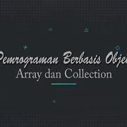 Java PBO Array Dan Collection