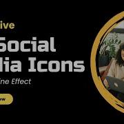 3D Social Media Icons With Metallic Shine Pulse Hover Effect HTML CSS Animation