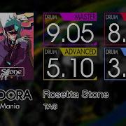 GITADORA Rosetta Stone MASTER BASIC Drum