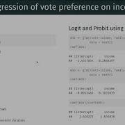 POL SCI 702 08 Models For Binary Dependent Variables Example Logit And Probit Models In R
