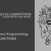 Vex For Competition Tutorial Autonomous Programming With Functions
