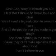 XTC Dear God Lyrics