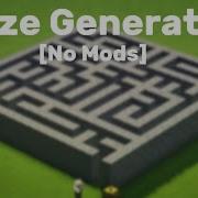 Maze Generator In Minecraft Command Showcase