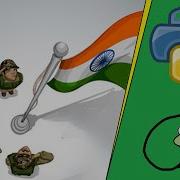 Army Man Salute To National Flag Drawing In Python Part 2 With Source Code