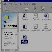 VBScript Sub Procedure