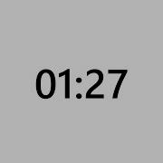 Timer For 1 Minute And 27 Seconds