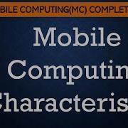 L3 Mobile Computing Characteristics Mobile Computing Lectures In Hindi