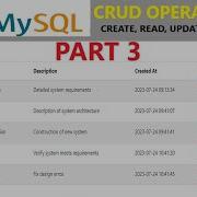 PART 3 PHP CRUD Create Read Update Delete Step By Step Tutorial