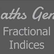 Fractional Indices