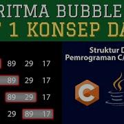 Part 1 Konsep Dasar Bubble Sort Di Pemrograman C JAVA PYTHON Algoritma Sorting Dan Searching