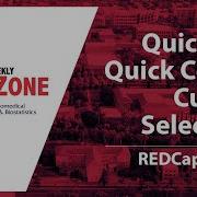REDZone Quick Set Quick Copy Custom Selections