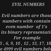 Evil Number Java Loop Icse Isc Class 10 11 12