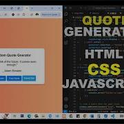 Build A Random Quote Generator Using JavaScript Beginner HTML CSS JS Project Tutorial