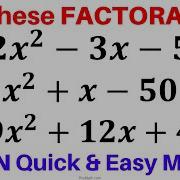 How To Determine If A Quadratic Expression Is Factorable USE This Fast Easy Trick