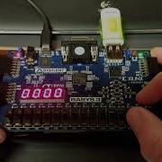 4 Bit Binary To 7 Segment Display Demonstration Basys 3 Board